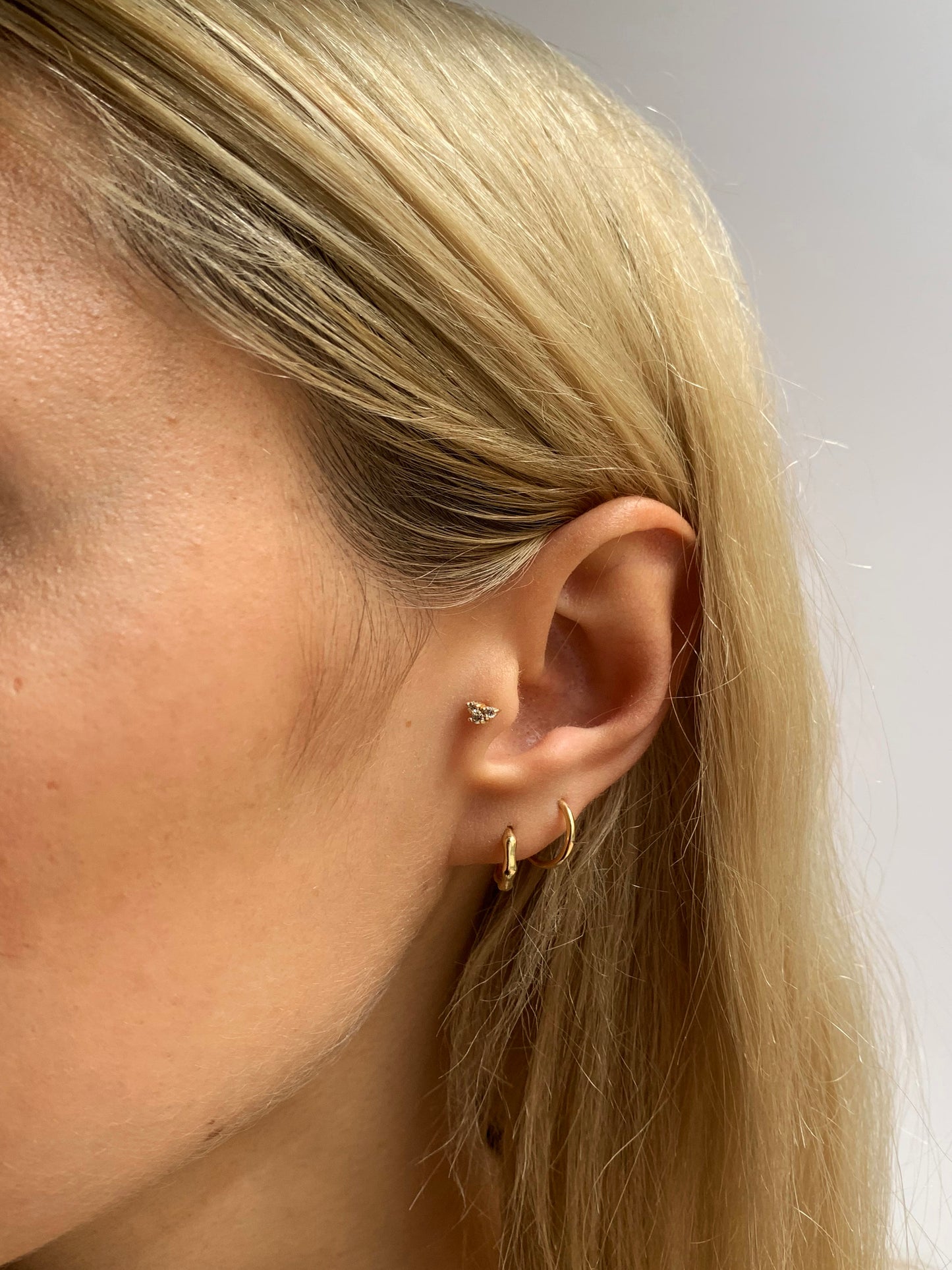 Mini Üç Taş Piercing&Tragus