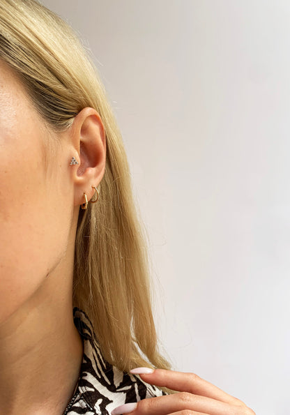 Üçgen Taşlı Piercing&Tragus