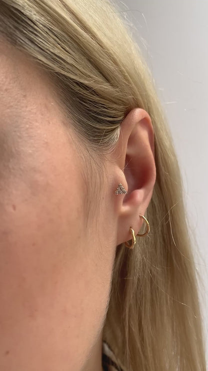 Üçgen Taşlı Piercing&Tragus