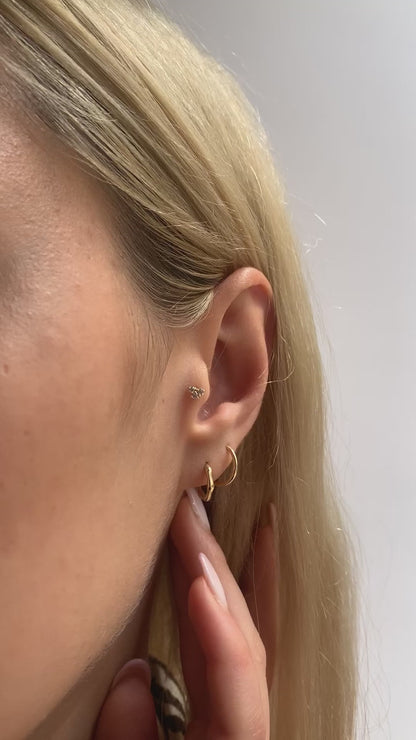 Mini Üç Taş Piercing&Tragus